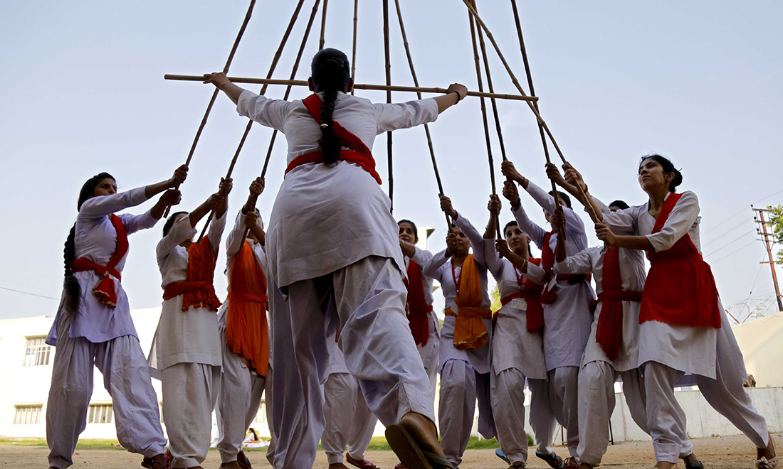 Young women in India join selfdefense training to protect themselves Global Times