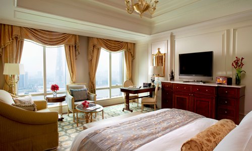 A hotel room at The Ritz-Carlton, Guangzhou Photo: Courtesy of The Ritz-Carlton, Guangzhou