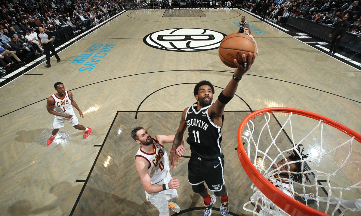 Irving shines as Nets advance Global Times