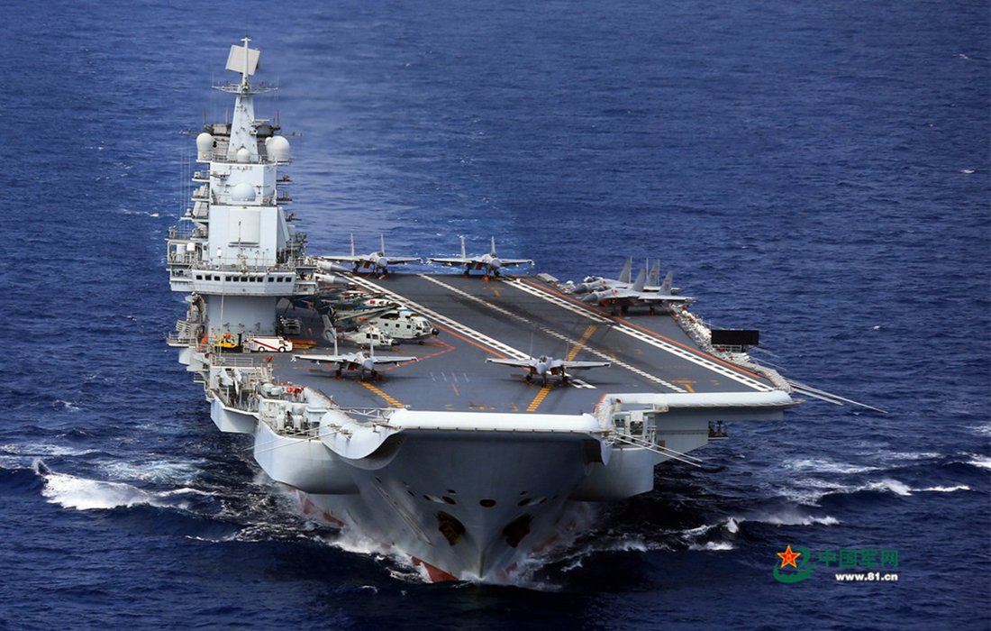 liaoning aircraft carrier formation conducted far-sea drills to