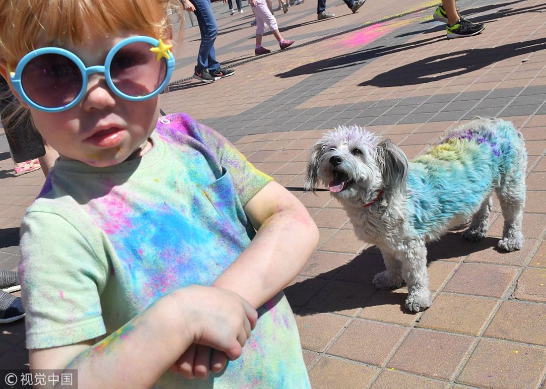 Color run brings happiness to Kiev - Global Times