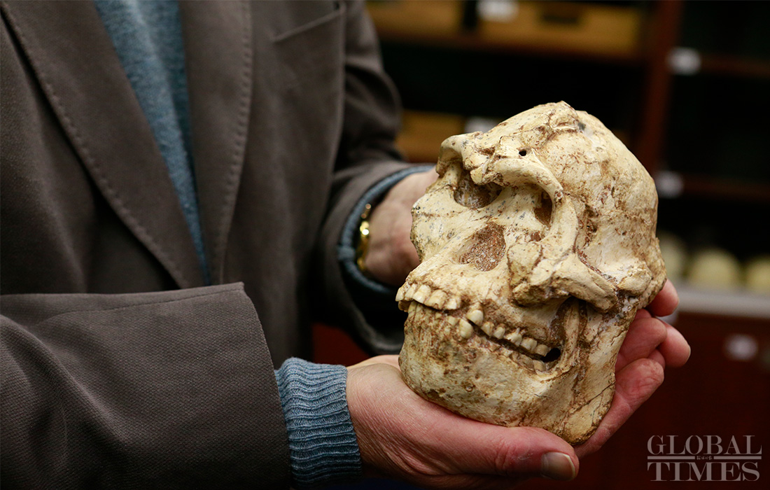 The oldest hominid skeleton ever found unveiled in the 10th BRICS