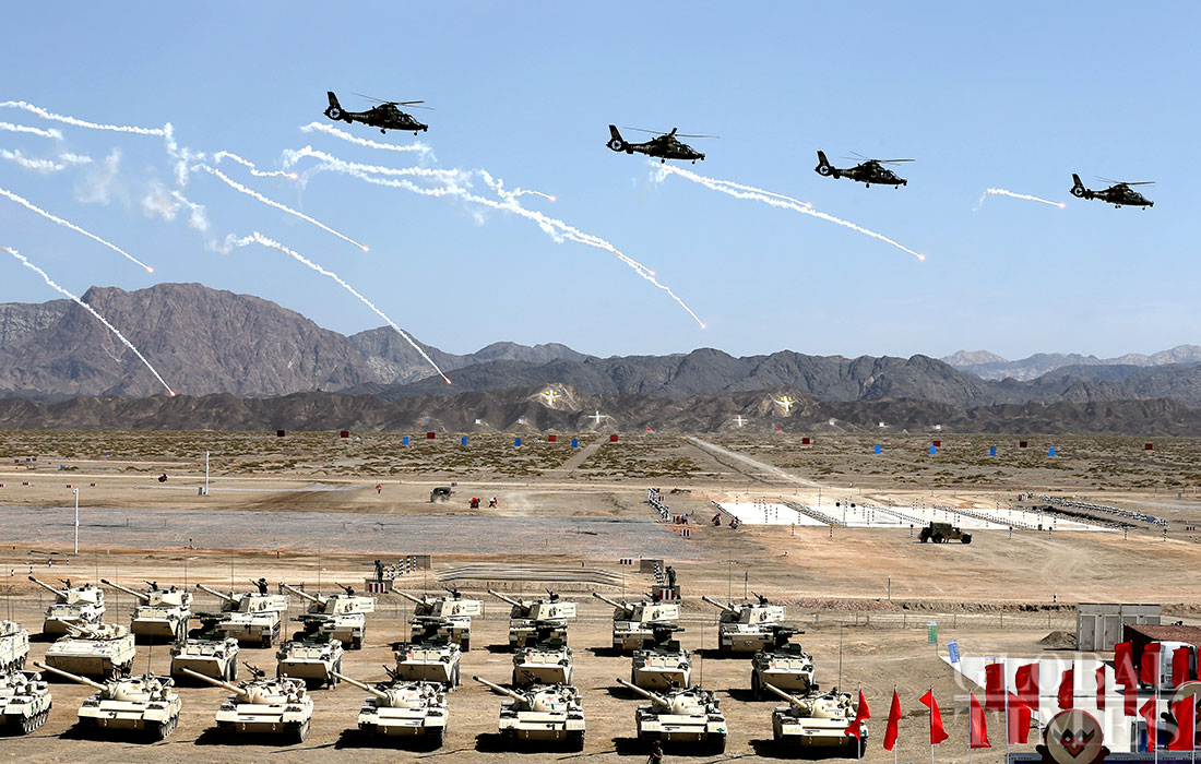 international army games 2018 competition held in xinjiang
