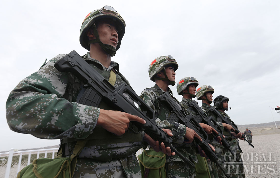 chinese air defense force detachment secures leading