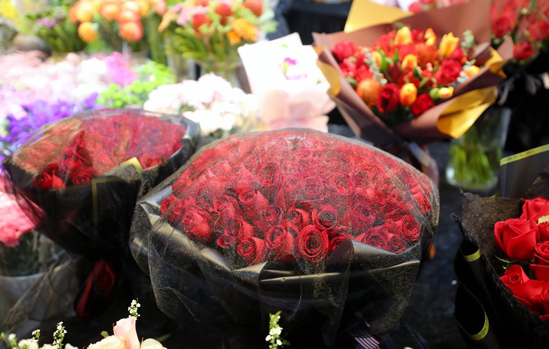 Shanghai flower market prepares for Valentine’s Day Global Times