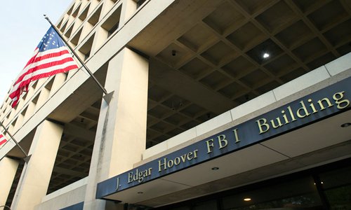 The FBI's J. Edgar Hoover headquarters building in Washington. Photo: AP