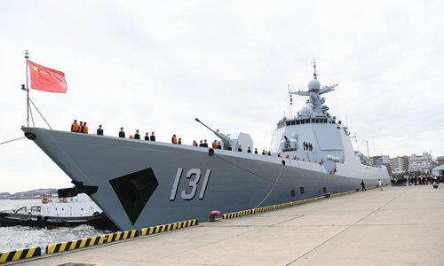 Chinese naval destroyer arrives in Japan for int'l fleet review ...