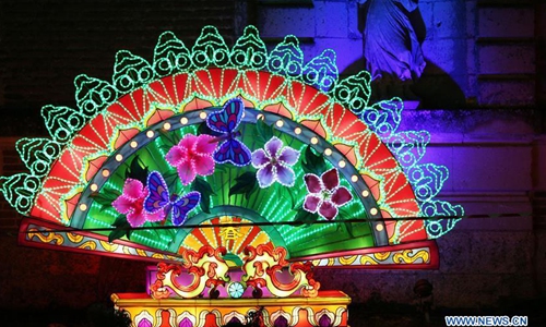 Chinese Lantern Festival held in Castle of Selles sur Cher, France ...