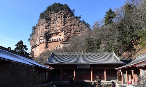 Maiji Mountain Grottoes in Tianshui, China's Gansu - Global Times