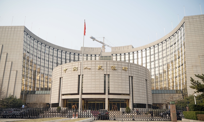 The headquarters of the People's Bank of China, March 13, 2018 . (Xinhua/Cai Yang)