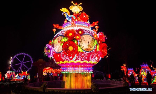 Lantern fair greeting upcoming Spring Festival held in Weifang City ...