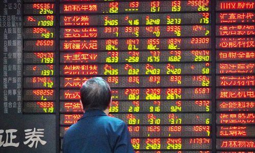Investors at a stock exchange in Nanjing, capital of East China's Jiangsu Province. Photo: VCG