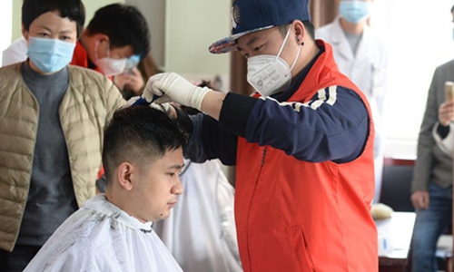 Chinese people confined to homes eager to get hair cut - Global Times