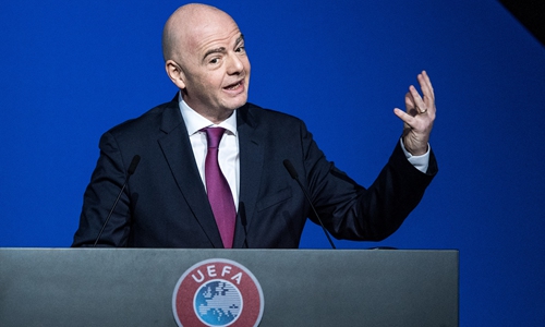 FIFA President Gianni Infantino Photo: VCG