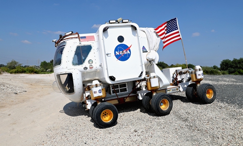 A NASA moon rover at Space Center Houston in the US Photo: VCG