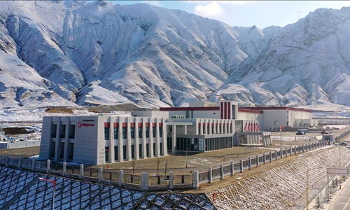 A view of the cloud computing data center in the Liuwu New Area in Lhasa, capital of Southwest China's Tibet Autonomous Region Photo: Courtesy of Ningsuan Technologies