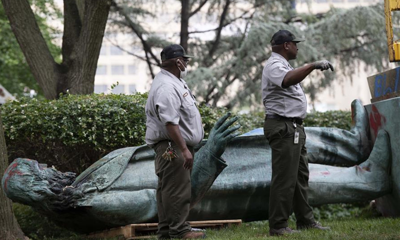Remove Statues Protesters topple statue of confederate general in Washington D.C ...