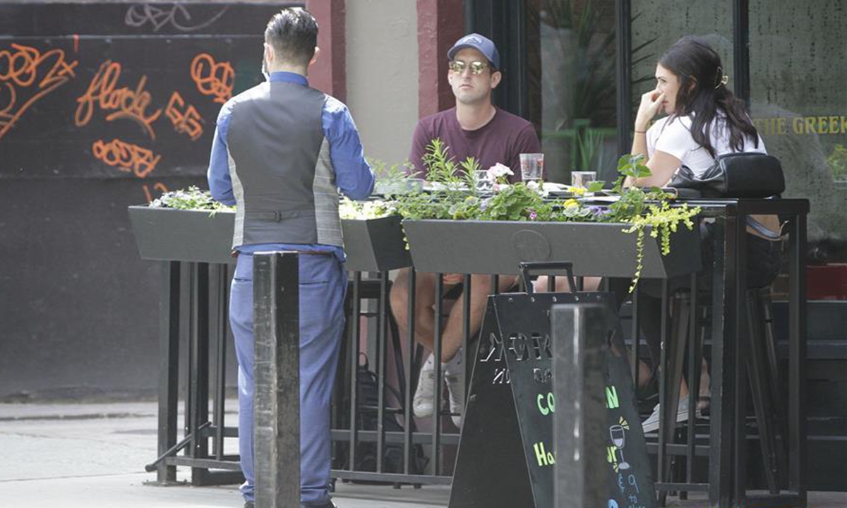 Patio restaurants spring out in downtown Vancouver Global Times