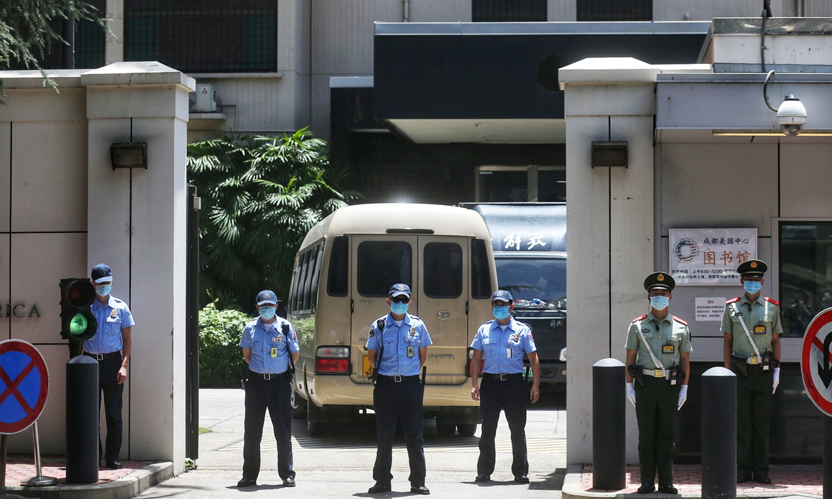 us consulate in china prepares for closure - global times