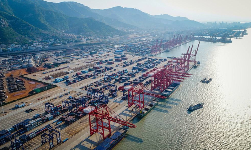 Port/economy Photo: Xinhua