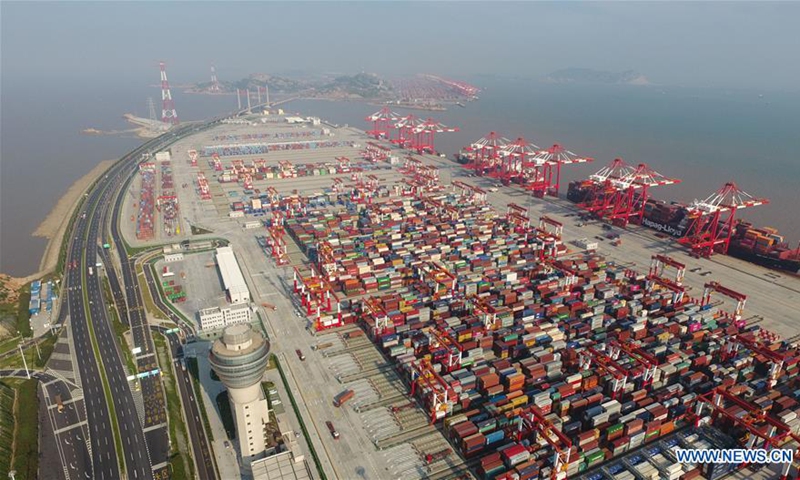 Shanghai port launches Northeast Asia empty container transportation center  - Global Times