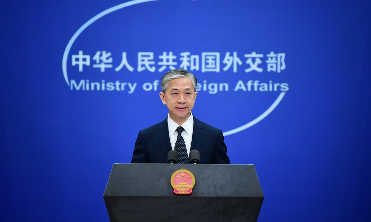 Wang Wenbin, spokesperson of China's Foreign Ministry Photo: cnsphoto