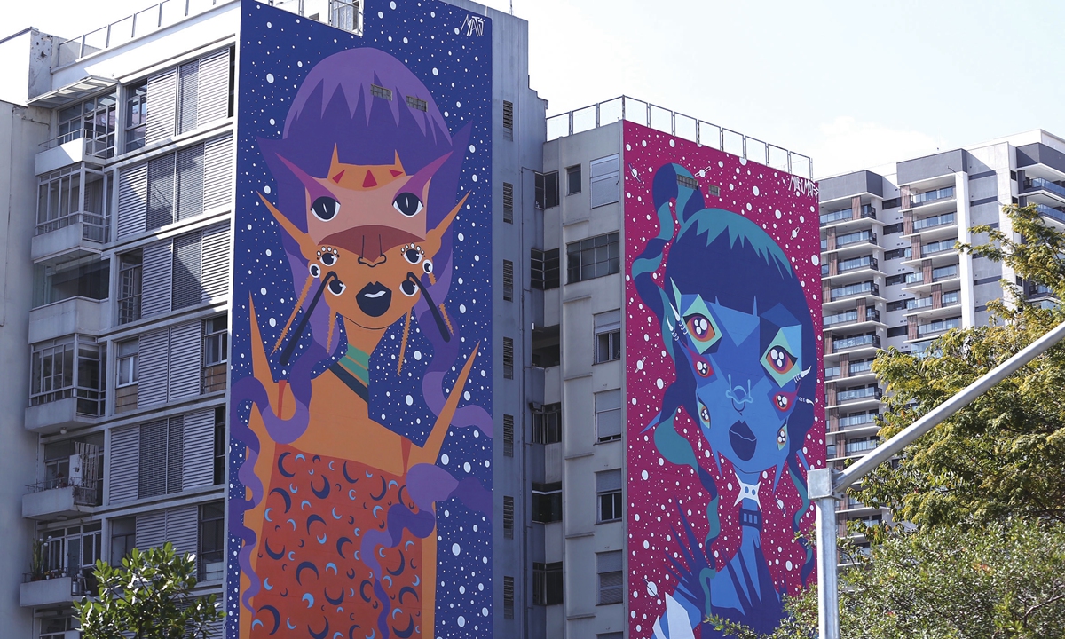 Street art thrives in Sao Paulo despite novel coronavirus pandemic - Global  Times