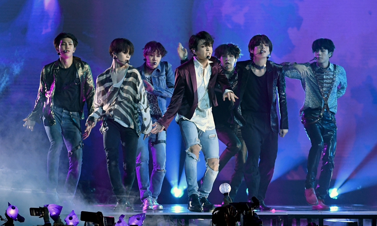 K-pop boy band BTS Photo: AFP