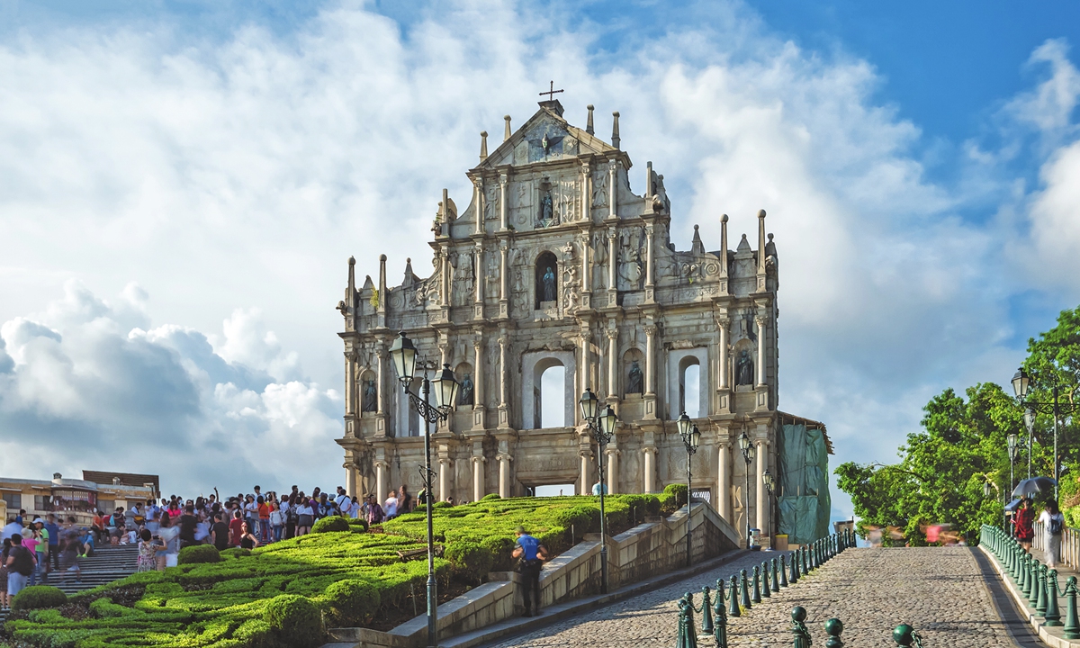 The Historic Centre of Macao was listed as a UNESCO World Heritage Site in 2015. Photo: IC