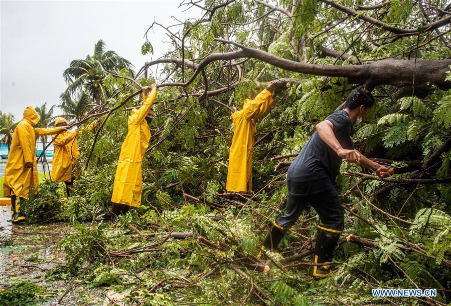 Tropical Storm Gamma hits coast of Mexico's Yucatan Peninsula - Global ...