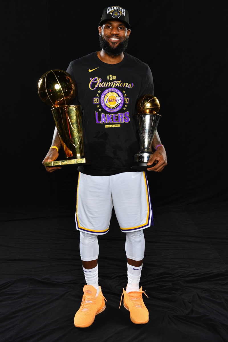 LeBron James 2020 NBA Championship Finals MVP Los Angeles Lakers