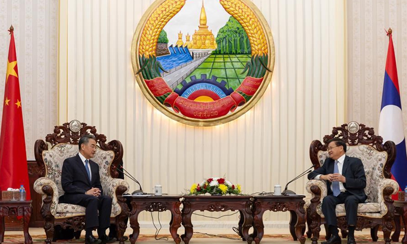 Laos, China vow to further enhance ties, cooperation - Global Times
