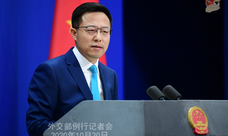 Zhao Lijian, spokesperson of Chinese Foreign Ministry