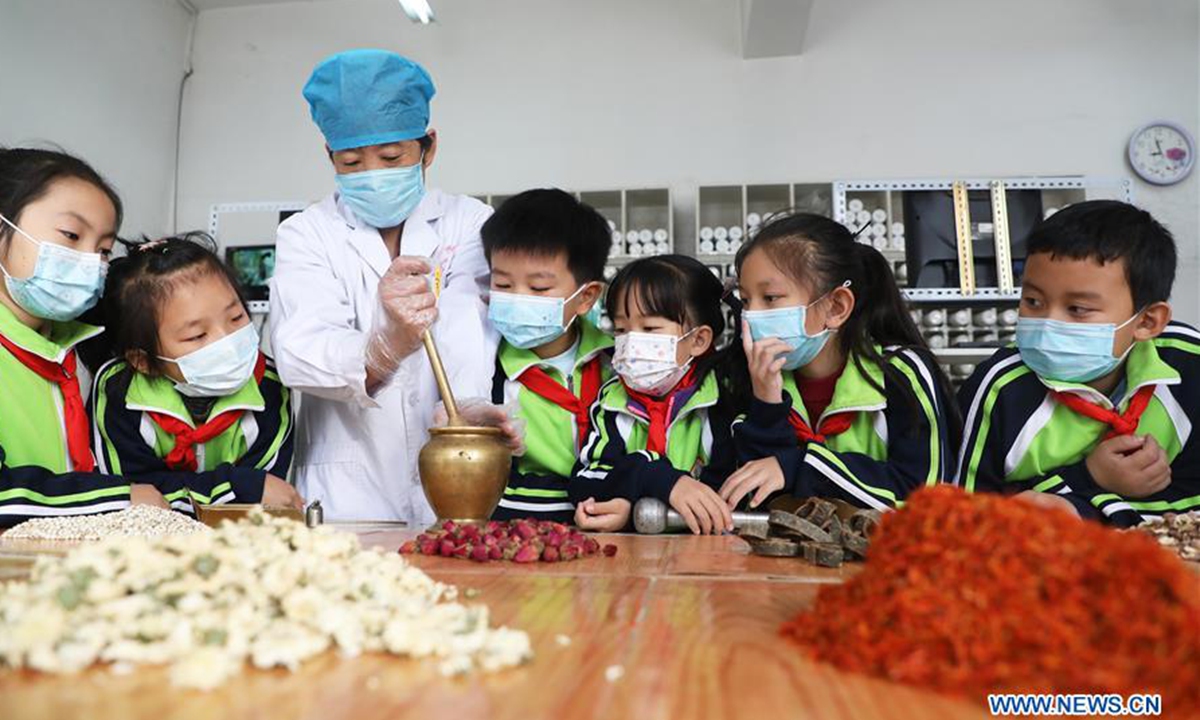 Lessons on traditional Chinese medicine introduced to schools across China Global Times