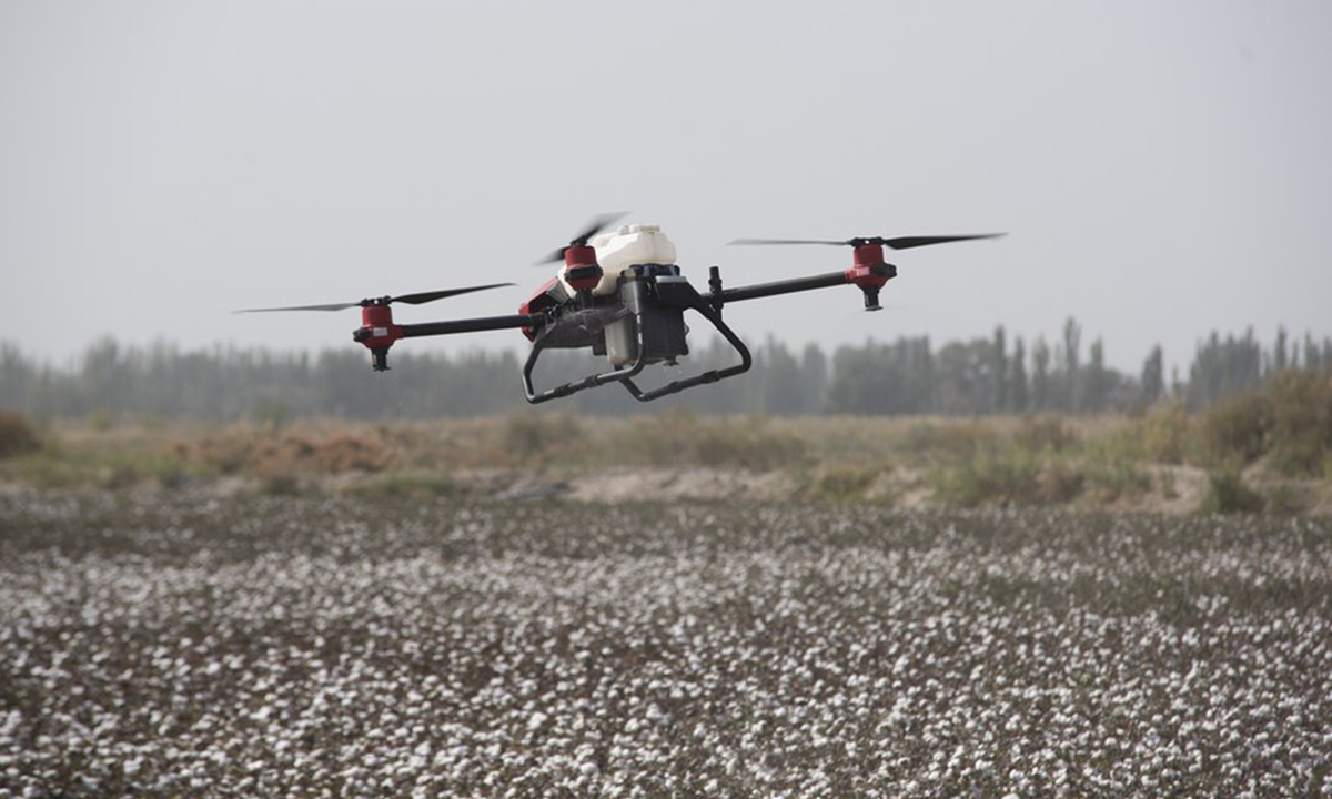 Modern agriculture gaining ground in Xinjiang's cotton fields Global