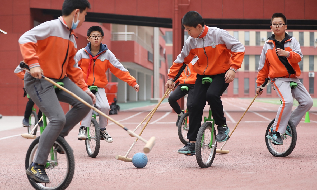 Modern version of polo Global Times