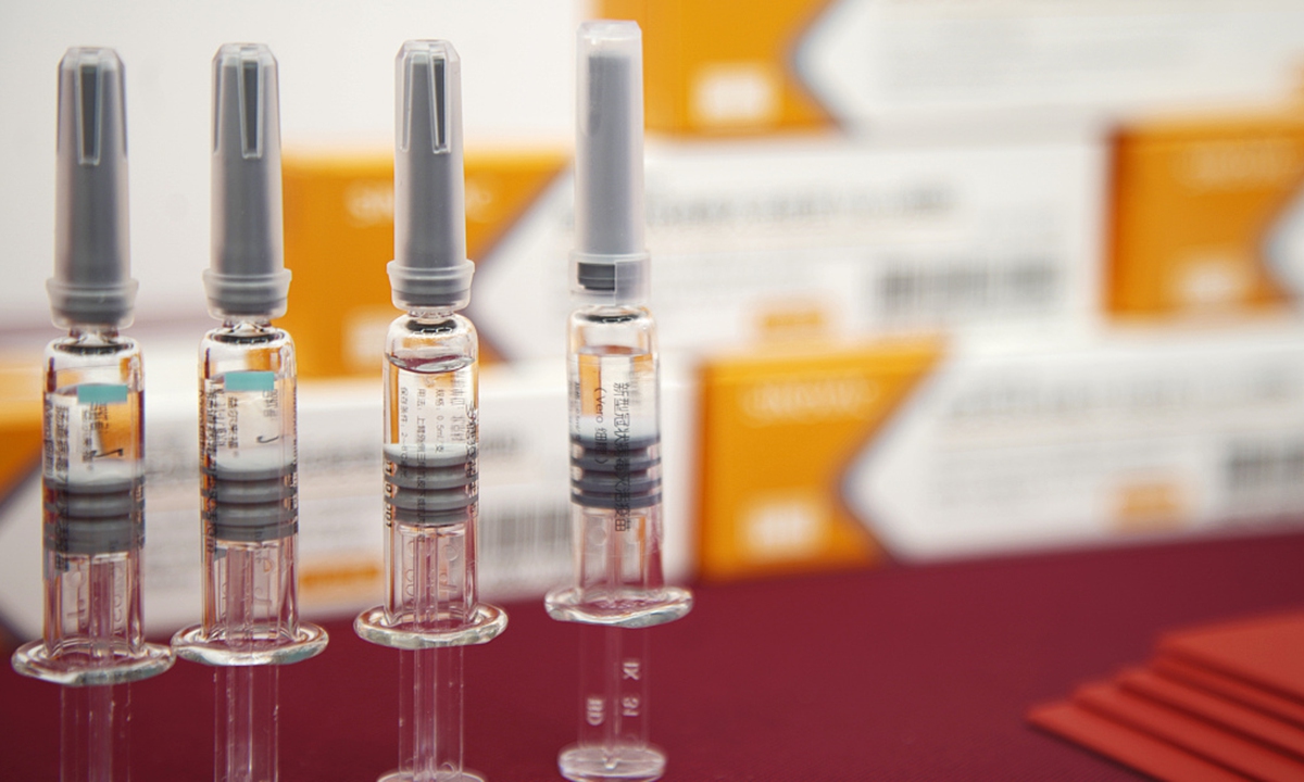 Sinovac's Covid-19 vaccine. Photo: VCG