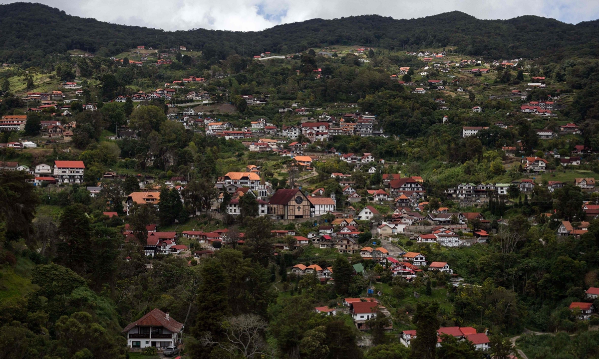 General view of Colonia Tovar, in Colonia Tovar, Tovar Municipality, Aragua state, Venezuela, on November 13 Photo: VCG