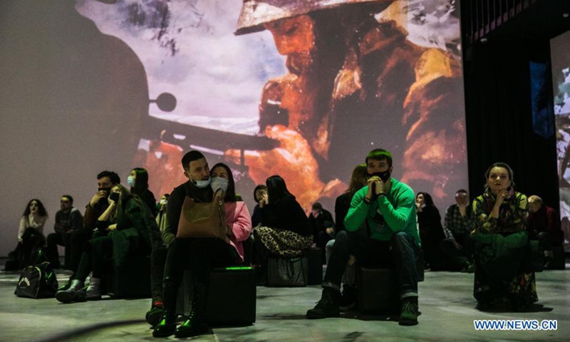 Immersive multimedia exhibition "I Aivazovsky" displayed in Moscow ...