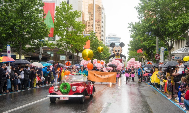 Annual Santa Parade Held In Auckland New Zealand Global Times