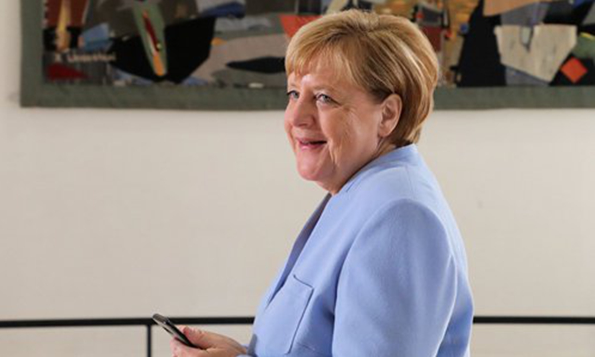 German Chancellor Angela Merkel Photo:VCG