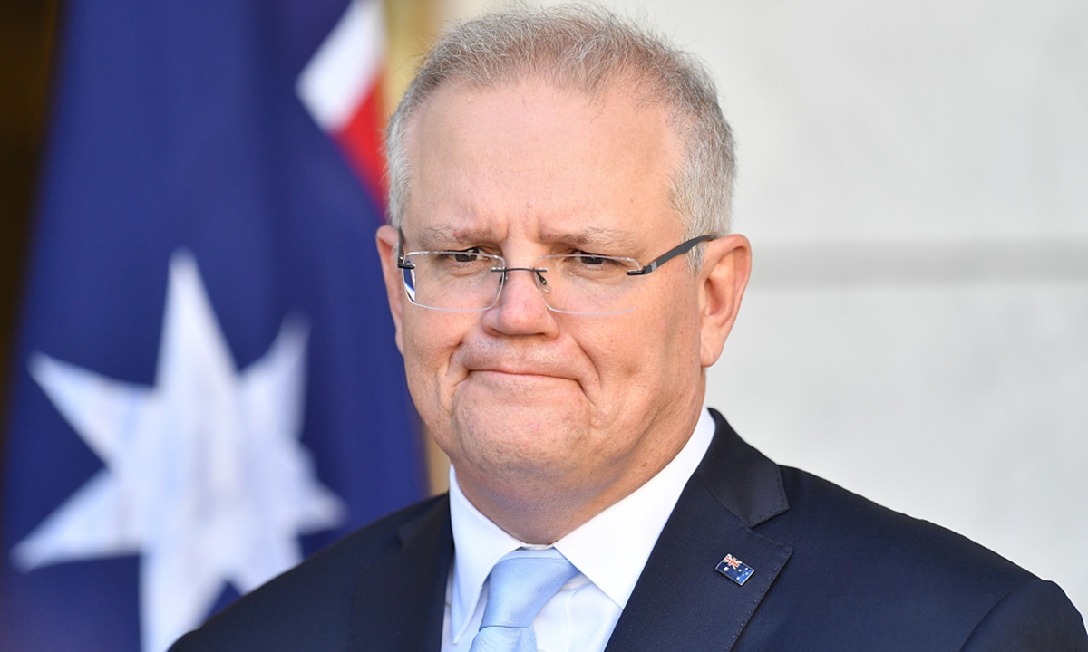 Australian Prime Minister Scott Morrison. Photo: VCG

