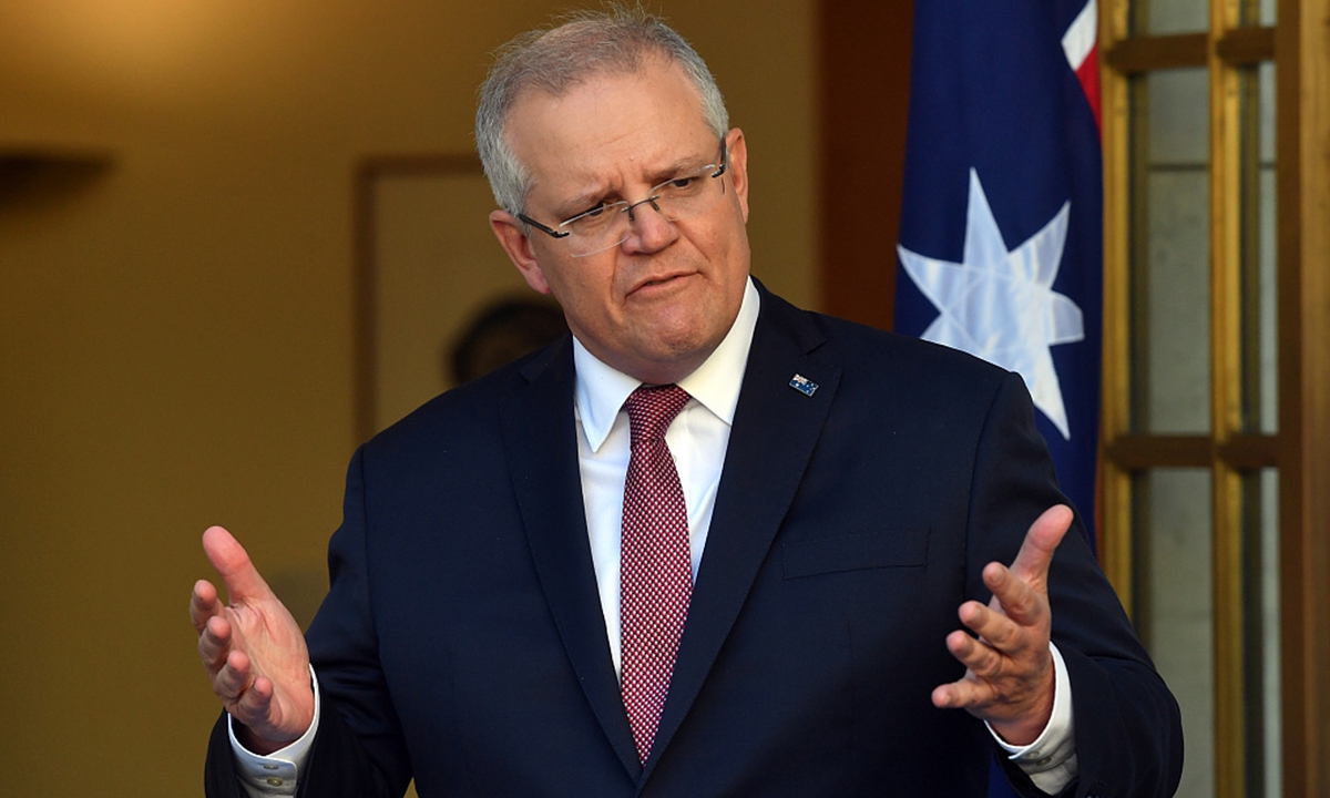 Australian Prime Minister Scott Morrison. Photo: VCG