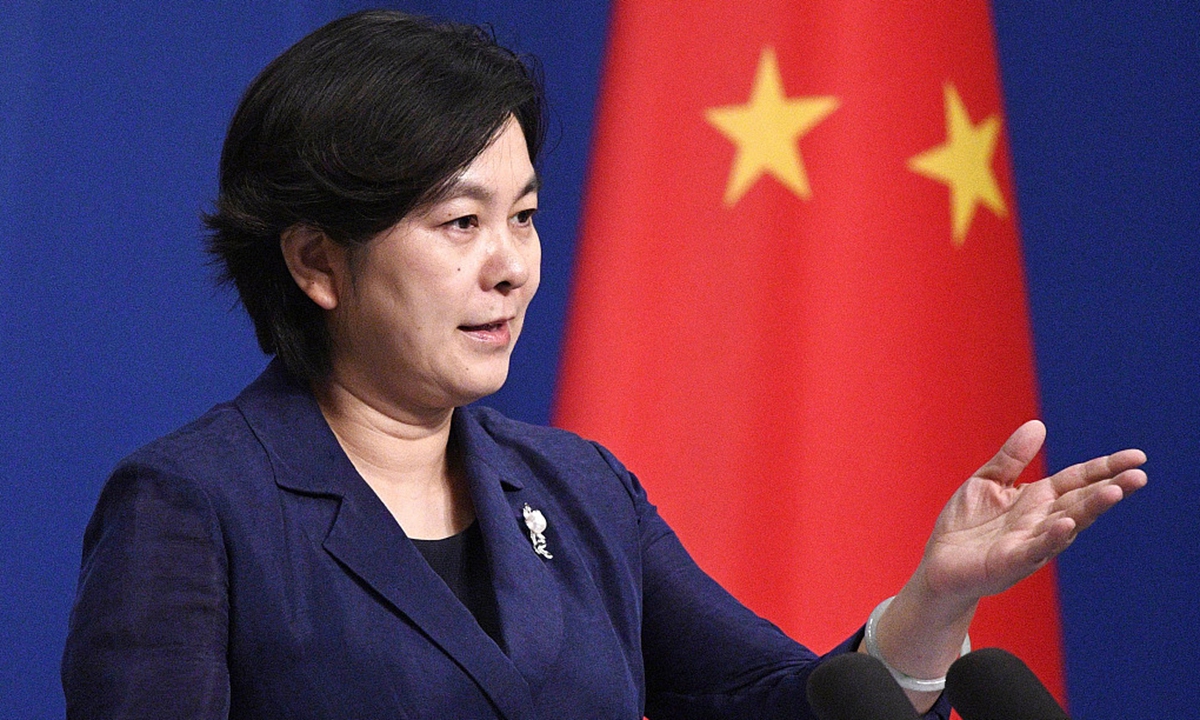 Chinese Foreign Ministry spokesperson Hua Chunying. Photo: VCG
