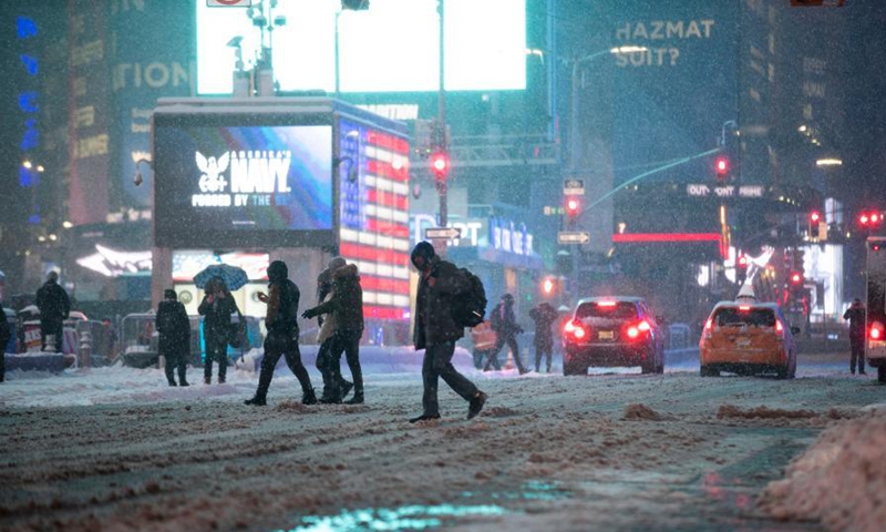 New York embraces major winter storm - Global Times