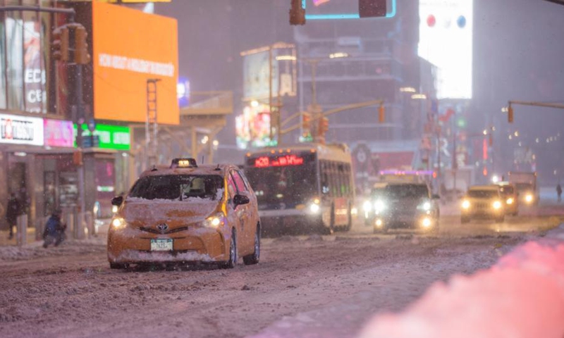 New York embraces major winter storm - Global Times