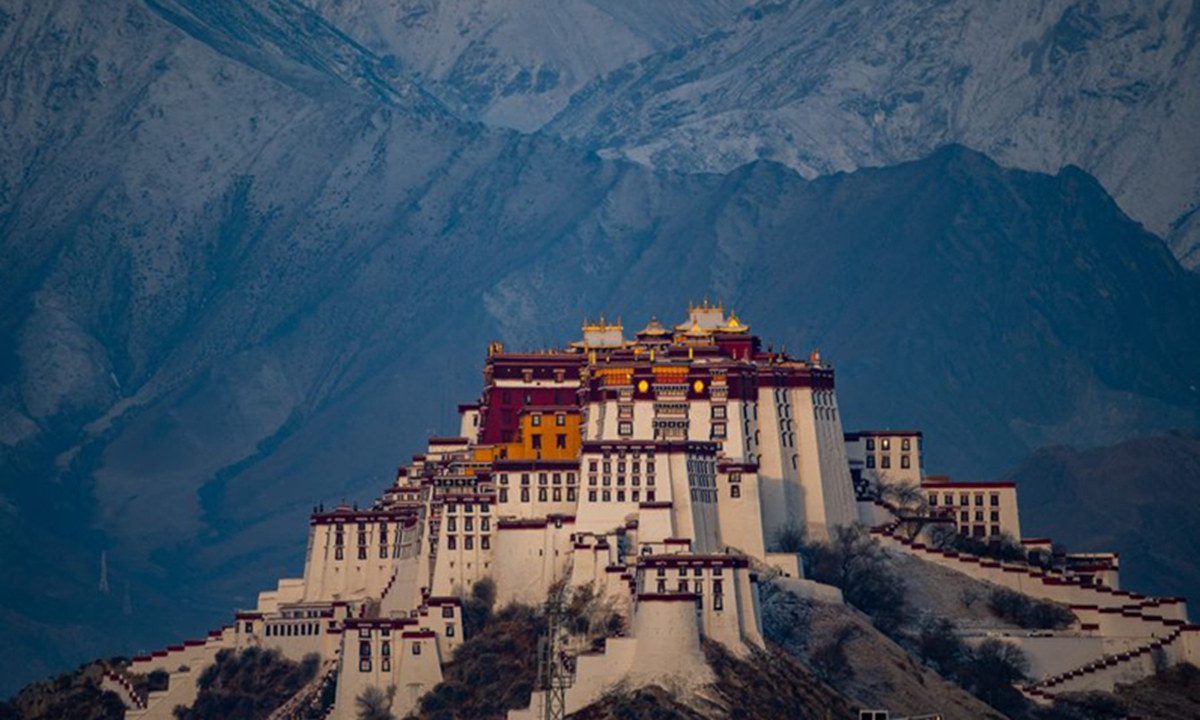 Potala Palace in Lhasa, Southwest China's Tibet Autonomous Region. Photo:Xinhua