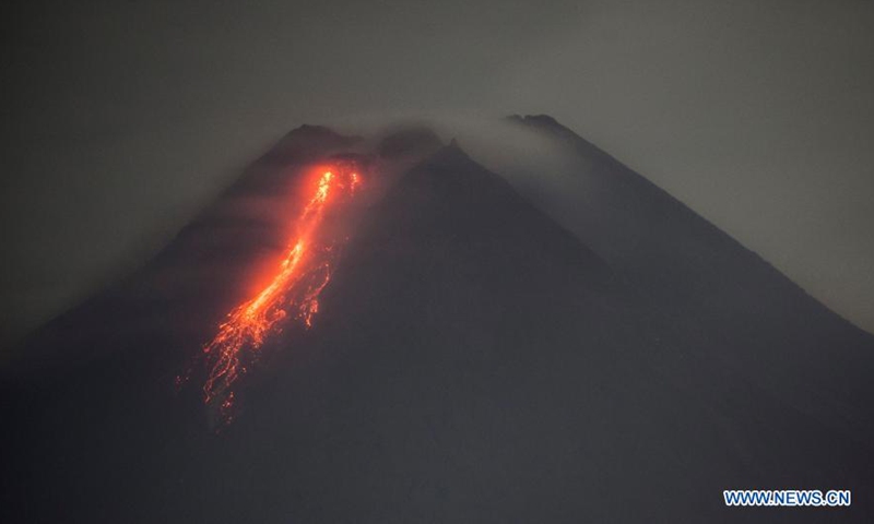Mount Merapi Image Material Mount Merapi spews volcanic materials in Indonesia - Global Times
