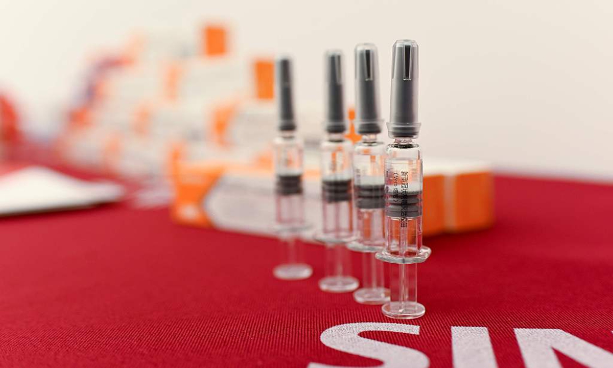 The vaccine developed by China's Sinovac. Photo: VCG