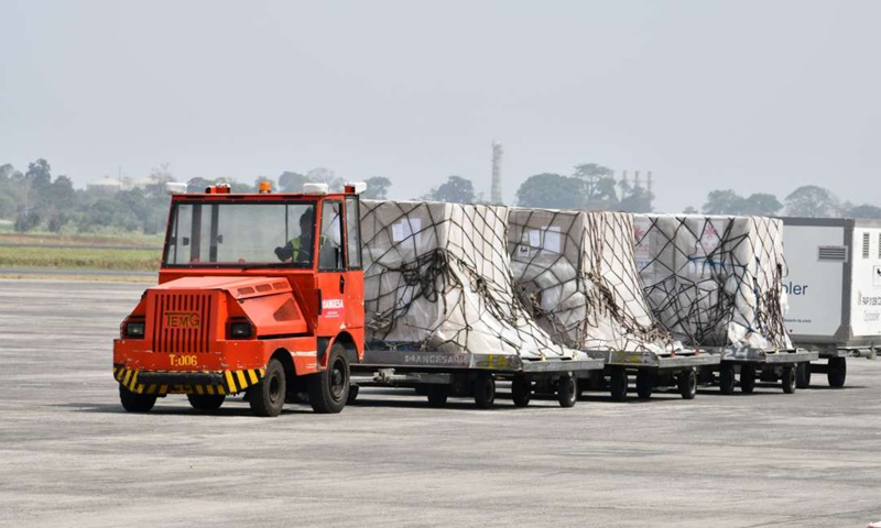 China-donated COVID-19 vaccines arrive in Equatorial Guinea